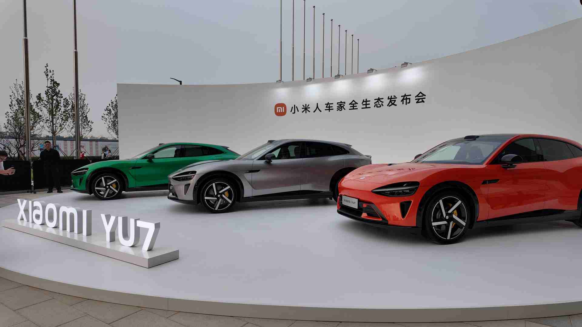 挑战 Model Y，小米YU7上市，3分钟大定20万台，销售准备通宵接单，二手平台已有租车报价