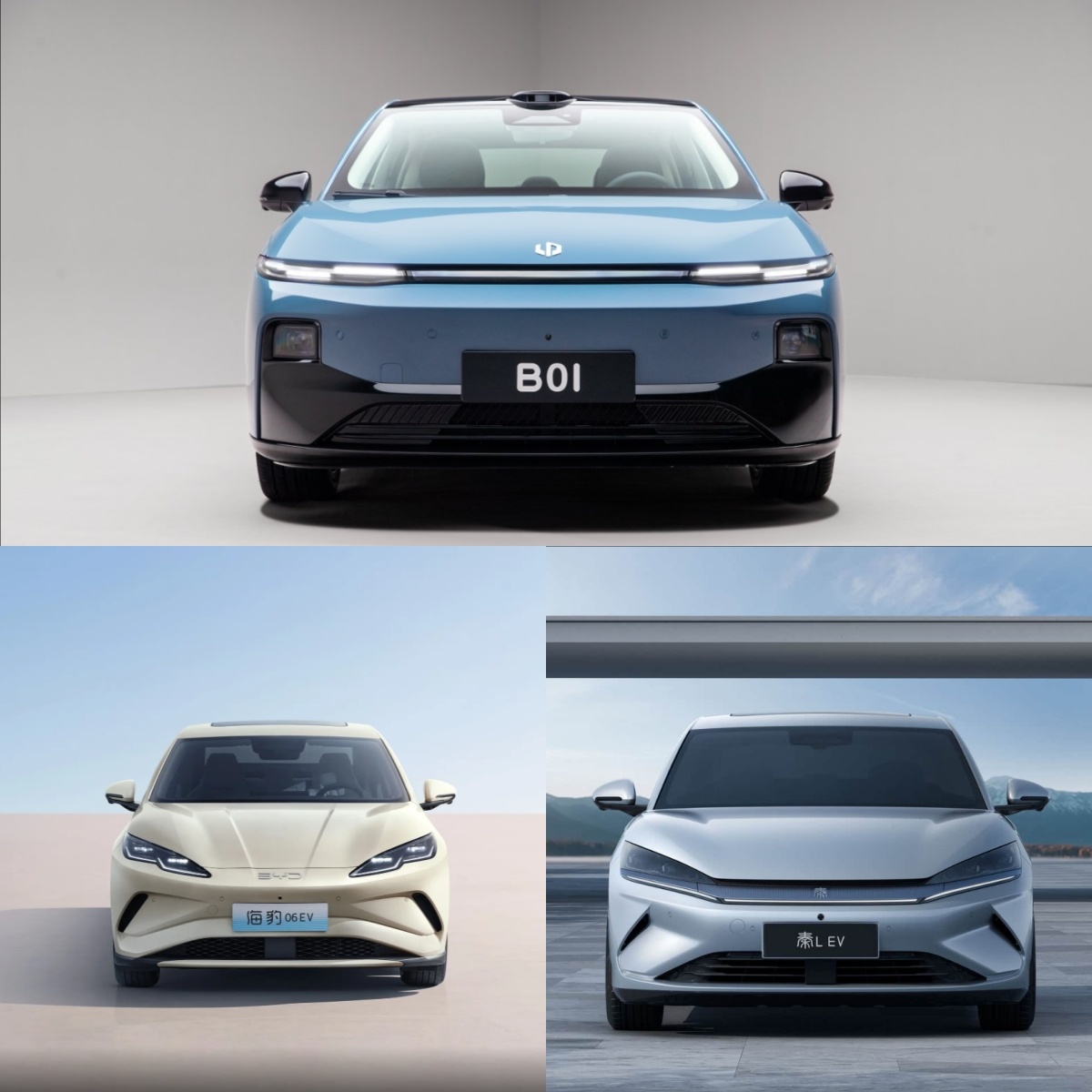 零跑B01、秦L EV、海豹06 EV深度对比,谁值得选